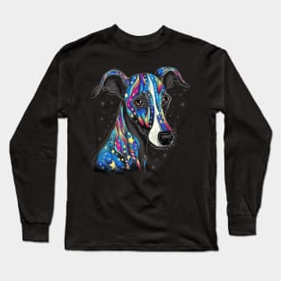 Patriotic Whippet Long Sleeve T-Shirt